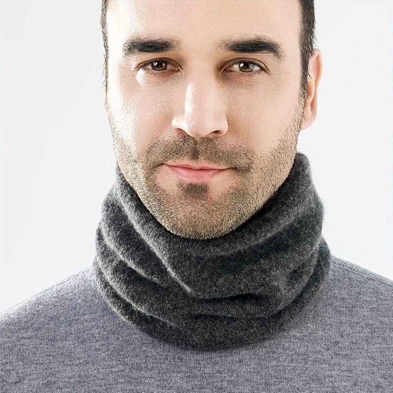 High qualityCashmere Scarf for Women, Warm Soft Neck Warmer, Men's Cashmere Scarf Accessory, Elegant Solid Color Scarves In Beige, Black, White,