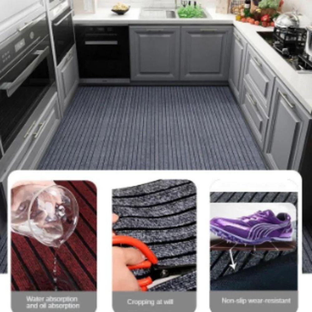 Oil-Proof Entrance Mat Anti-Slip Doormat Rug High Quality Floor Mats Carpet  Kitchen