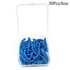 Colored Eyelashes Curler Replace Rubber 30Pcs/Box Black White Blue Elastic Eyelash Curler Replacement Rubber Strips Accessories