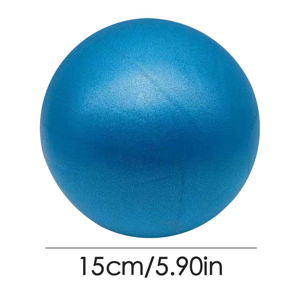 Small Pilates Ball PVC 15cm Anti Burst Fitness Yoga Ball Gymnastics Ball for Stretching Working Out Indoor Balance Exercise Ball