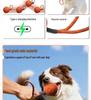 PetSmart Electric Dog Toy: Waterproof, Bite-Resistant E-TPU Bouncing Ball with Rope for Interactive Teething