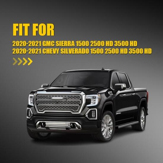 Driver Side Lower Mirror Replacement Glass For -21 GMC Sierra 1500 2500 HD