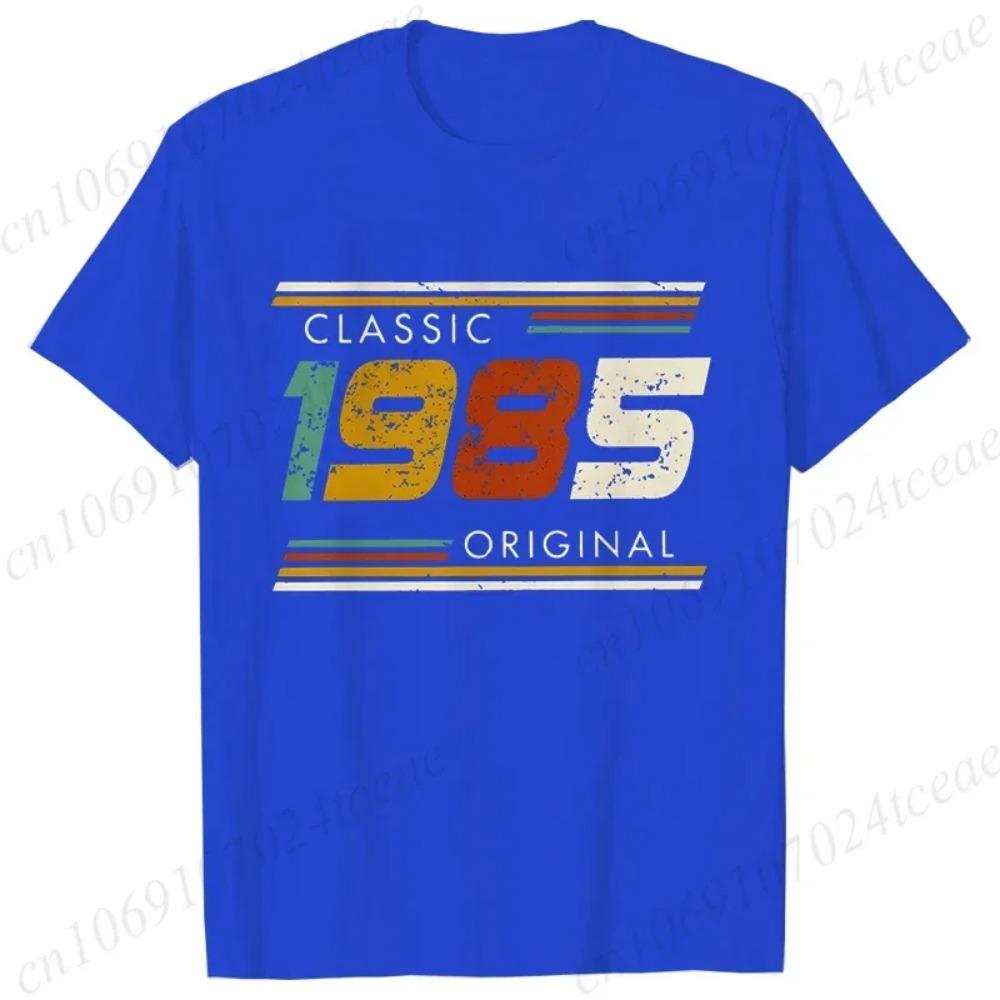 Fashion Birthday Gift for Men T-shirt Vintage Made in 1985 40th Birthday 40 Years Old Tops Summer Streetwear Short Sleeve Tees