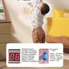 Wall Mount Baby Basketball Toy Set Foldable Basketball Training Toy  Bedroom Play