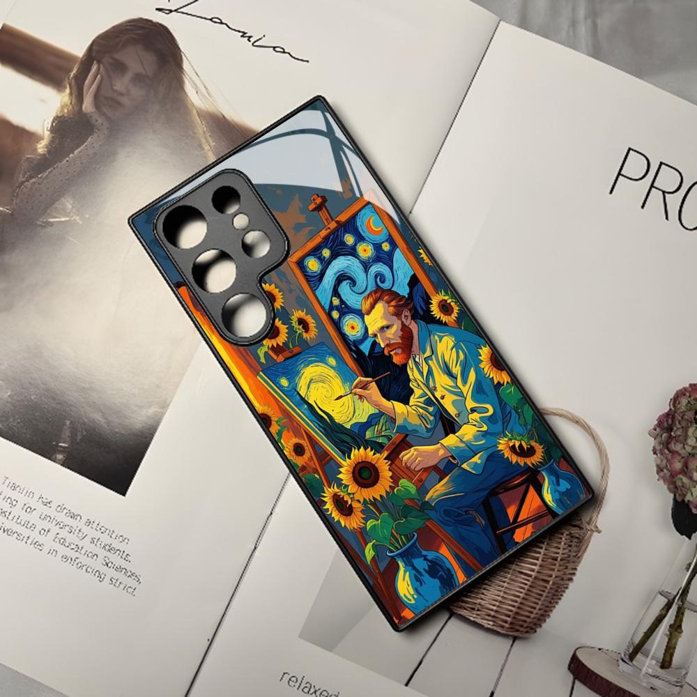 

Van Gogh Oil Painting Phone Case For Samsung Galaxy S26 S25 S24 S23 S22 S20 S21 Edge Ultra Plus Fe Colored Silver Cover Galaxy S25plus
