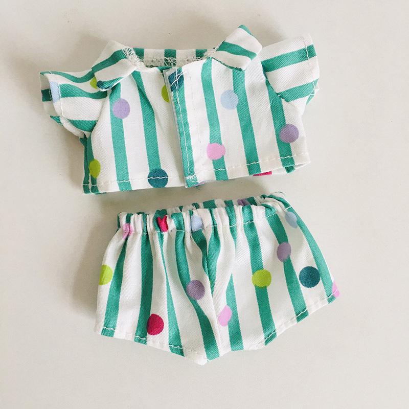 בגדי בובת קטיפה ויניל חמודה 17 ס"מ קופסה עיוורת - תליון LaBuBu שמלת אביזרים