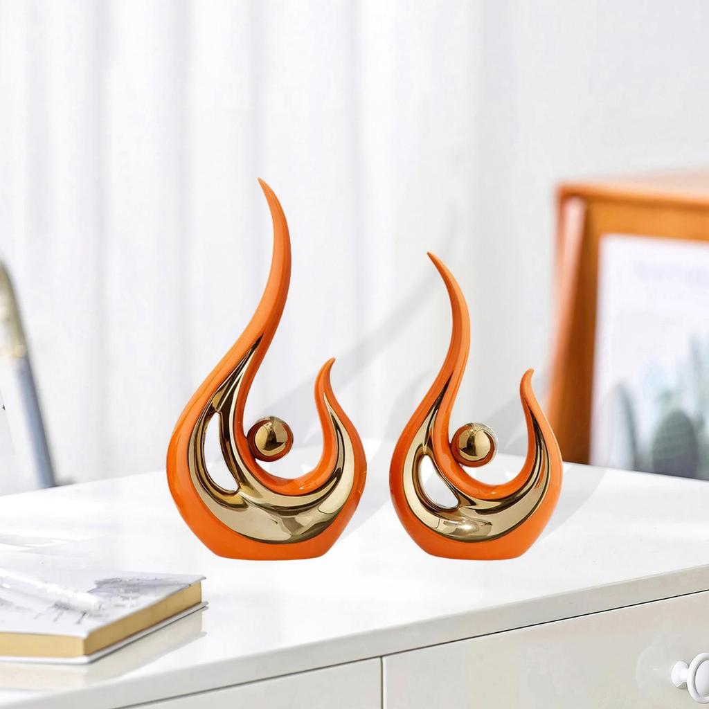 Abstract Art Statue Resin Figurine Modern Sculpture Luxury Decorative Object for Home Office Interior Decoration