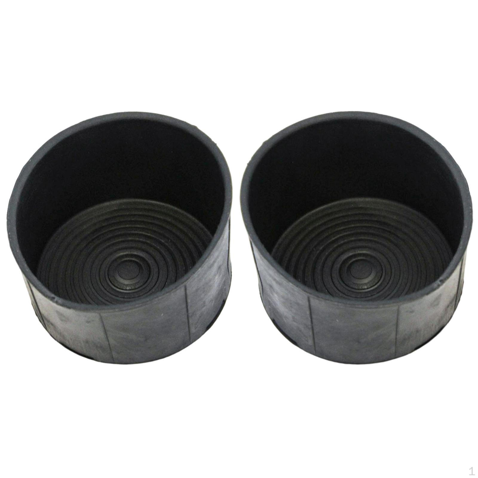 2 Piece Automobile Rubber Cup Holder Insert 1EB17DX9Ab 1EB17DX9 for RAM 1500 2009-16 Replaces
