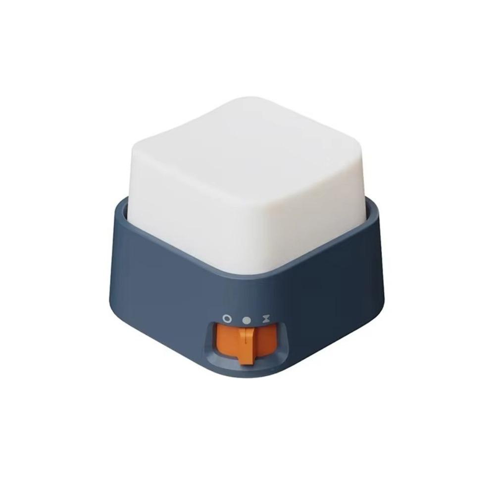 

Retro Mini Button LED Night Lights USB Rechargeable Portable Bedside Table Lamp Room Decoration ABS Cute Keyboard Light темно-синього кольору