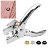 Professional Eyelet Hole Punch Pliers Kit 100 Eyelets Grommet Metal Tool for Fabric Leather Belts Canvas Shoes Punching Tools
