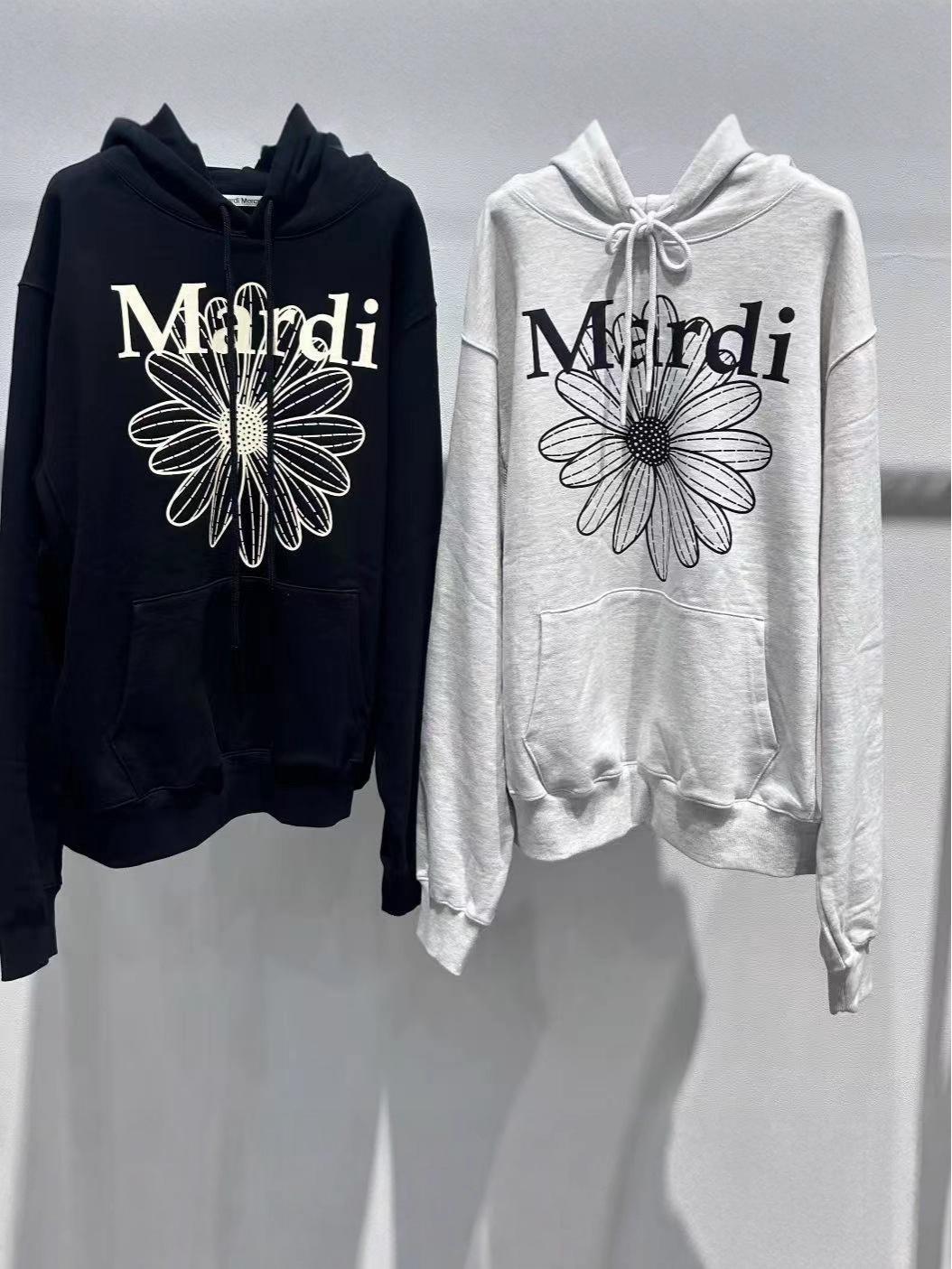

Daisy Print Hoodie One Size чорний