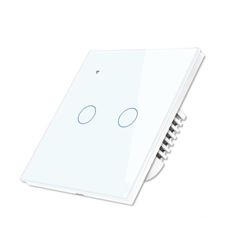 Tuya Smart Home Touch Wall Switch with WiFi & Voice Control - European & British Standards