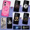 Om Symbol Handyhülle Für OPPO Reno 13 13F 12 11 F 8T 7 8 10 Pro OPPO Find X8 Pro X6 X3 X5 Lite Hülle