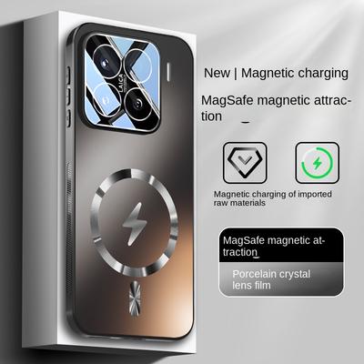 Für Xiaomi 15 15 Pro TPU-Material Linse Vollschutzhülle verfügt über magnetische stoßfeste und Anti-Fingerabdruck-Handyhülle