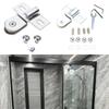 Practical Adjustable 90 Degree Glass Door Hinges for Seamlessly Bathroom Shower Enclosures Easy Installation Designs