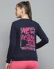 ROCK.IT Women Regular Fit Winter  Sweatshirt