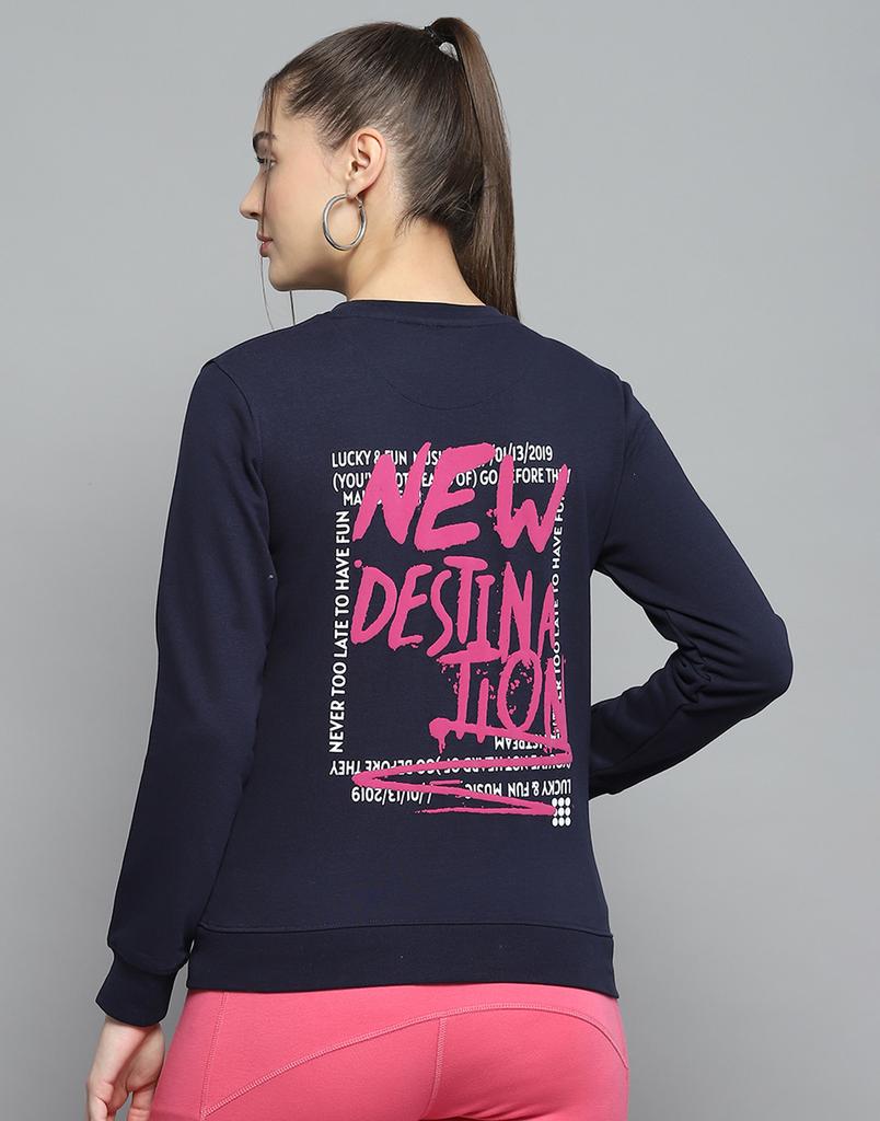 ROCK.IT Women Regular Fit Winter  Sweatshirt