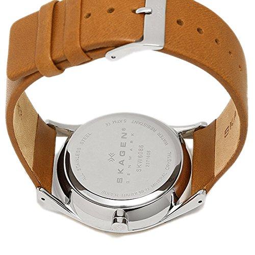 Skagen SKW6086 Watch, Brown/Gray [Parallel Import]