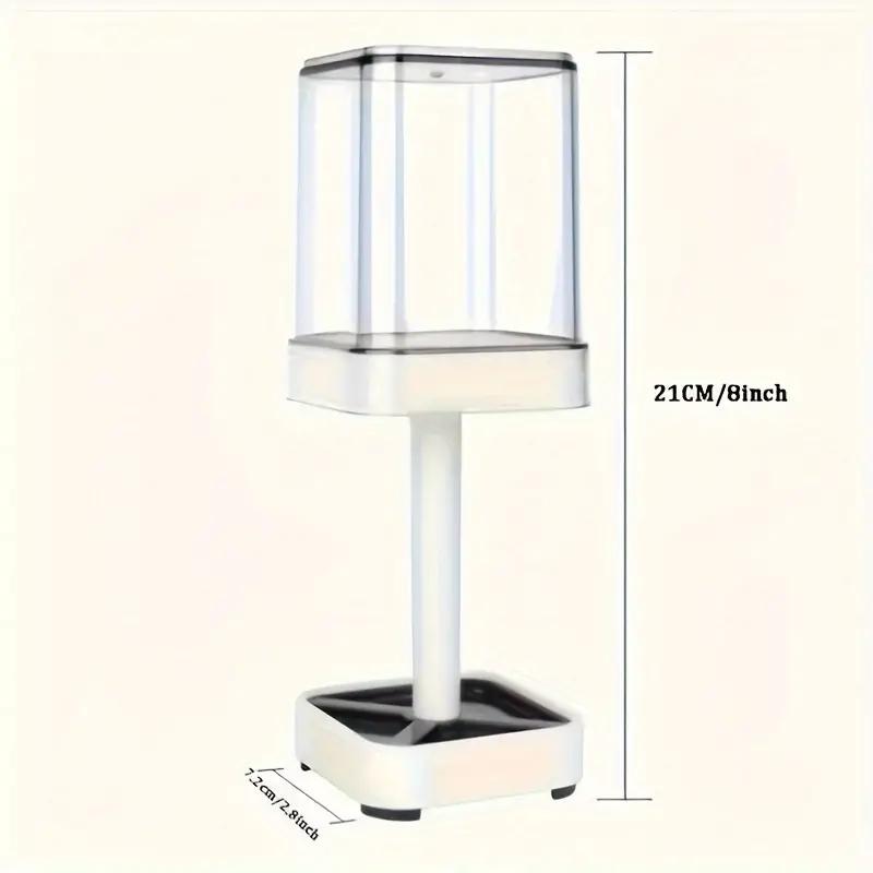 1pcs Compact Toothbrush Holder Space-Saving Storage Organizer with Gargle Cup