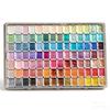 180/60 color metallic watercolor paint set, portable and lightweight, high solid pigment, starry sky tones, suitable for artists