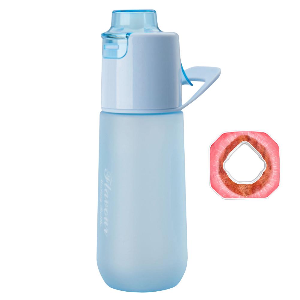 750ml Butelka z rozpylaczem do wody Butelka z wodą smakową o smaku powietrza Przenośny kubek z rozpylaczem do nawadniania i chłodzenia podczas uprawiania sportu