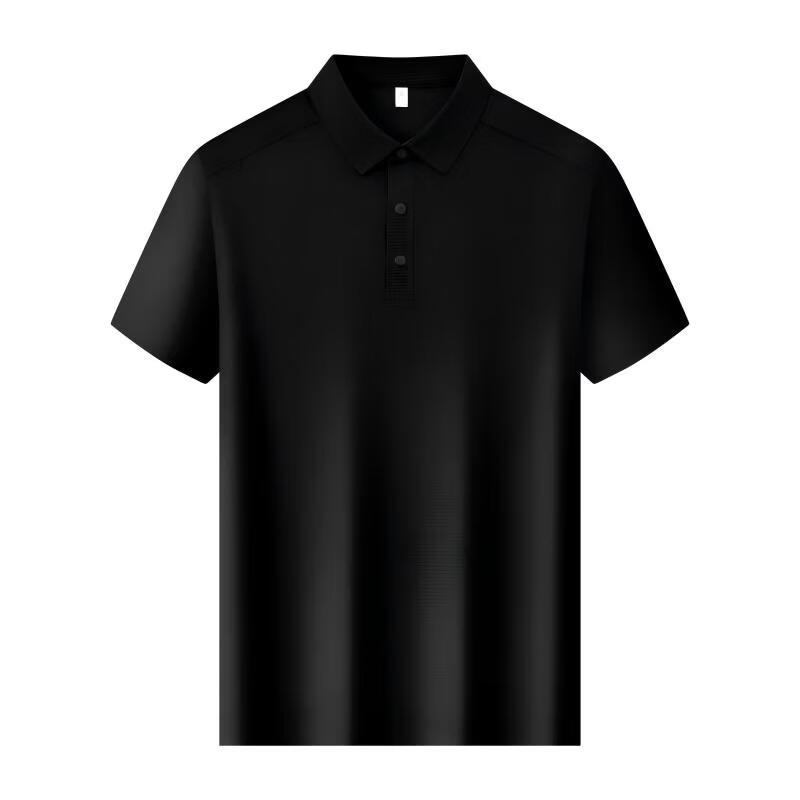 Qiaogerei Men s Cooling Textured Wrinkle-Free Polo Shirt 3XL