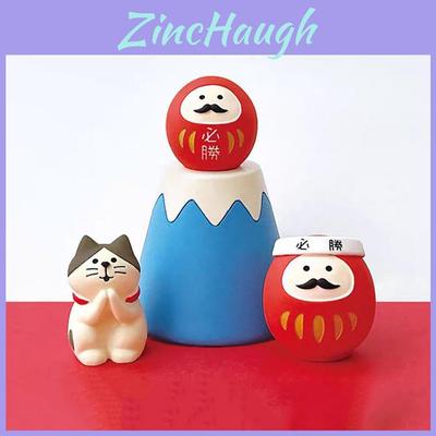 Cat Figurine Resin Craft With Lucky Charm For Student Exam Wishes