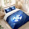 Bedding Set 1 Duvet Cover 2 Pillowcases Sheffield Wednesday Print Bedroom Home Decoration