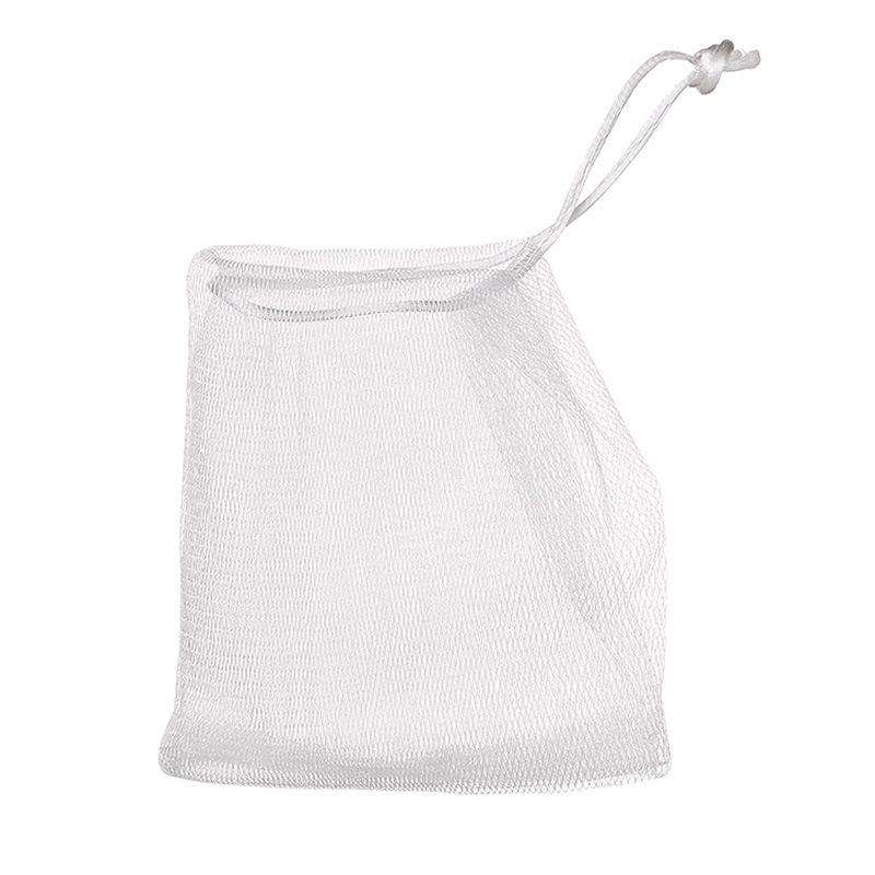 10PCS Soap Foaming Net Portable Mesh Soap Bag Body Wash Soap Foaming Net Bag Bathroom Soap Exfoliating Mesh Bags For Shower 9x11cm