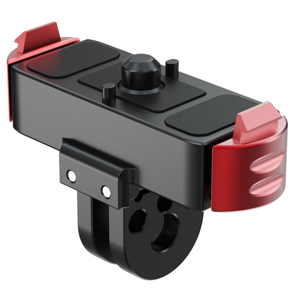 Supporto magnetico a sgancio rapido per fotocamera GoPro Max2/13 con doppio adattatore da 1/4"