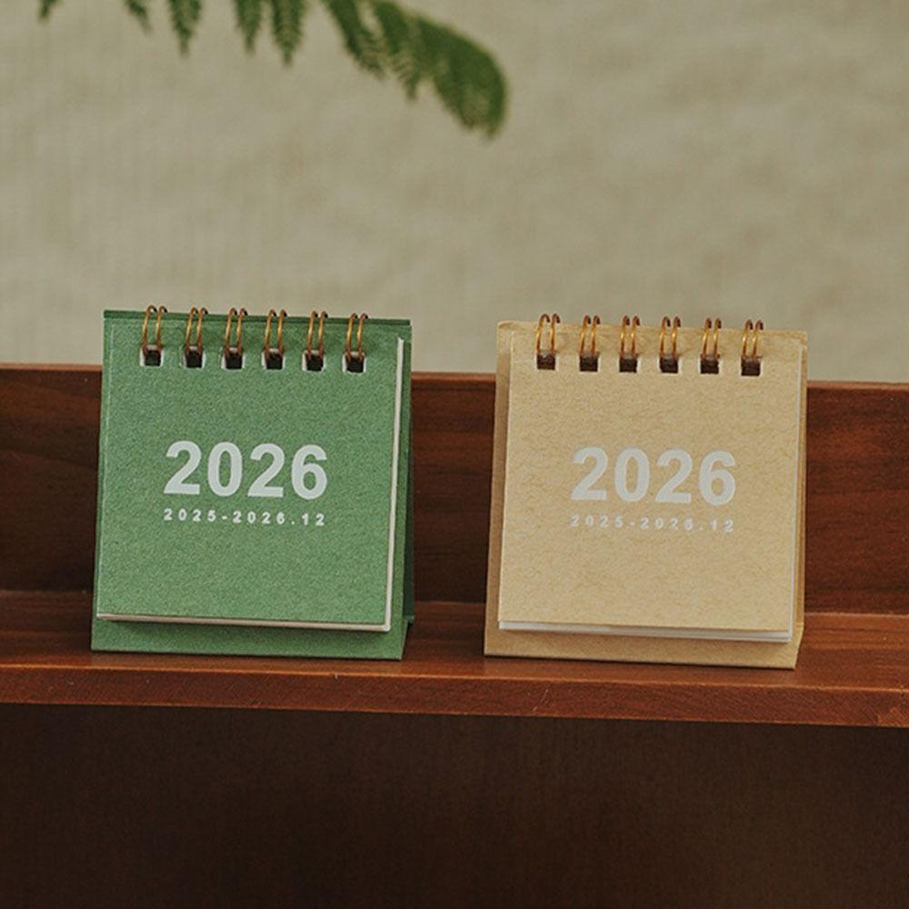 Portable Mini Calendar Coil Schedule Planner Creative Daily Planner  Gifts
