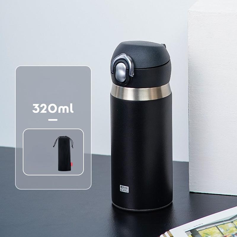 

Портальная чашка для воды Чашка-термос 320 мл Вакуумные фляги Портативная чашка-термос из нержавеющей стали Бутылка для воды Дорожная кружка для чая Офисная чашка-термос 320ml