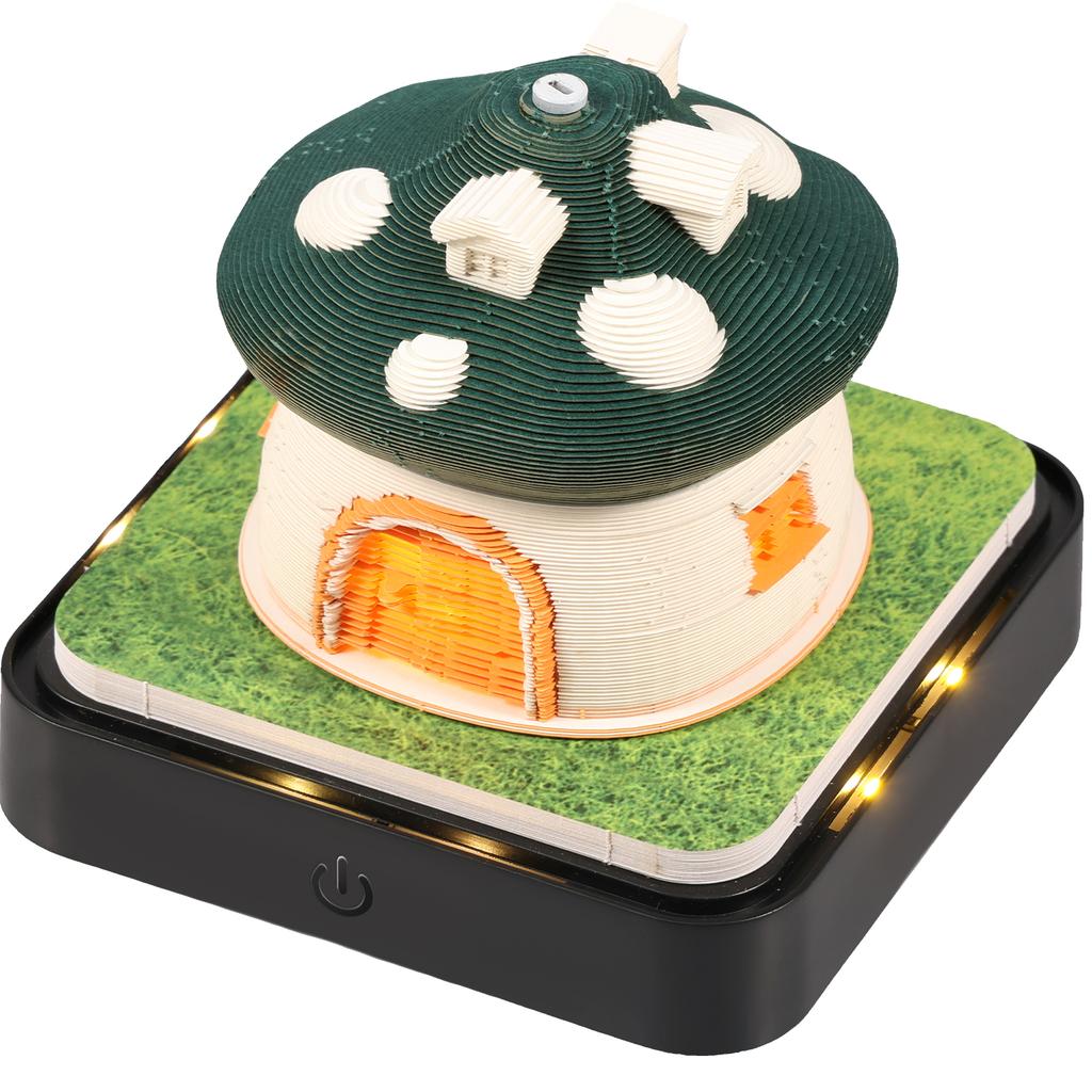 3D Desktop Calendar Sticky Notes Creative Art Crafts Souvenirs Paper Carvings Memo Pad New Year Gifts Office Desktop Ornament