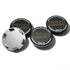 4 Stück VLOK Racing Logo Rays Emblem Auto Radnabendeckel Außendurchmesser 51MM Clips 46MM Felgennabendeckel Staubschutz Räder Radkappe Autozubehör