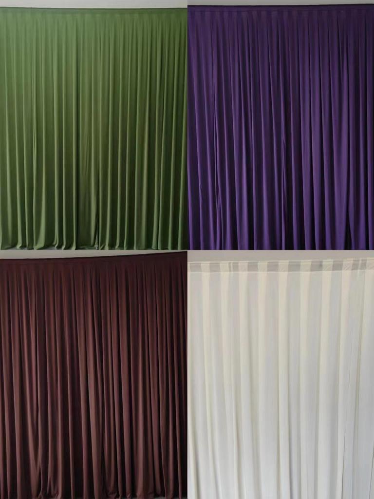 Milk Silk Wedding Drape Backdrop Fabric