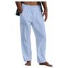 Men's Linen Casual Pants Spring and Autumn Men's Cotton and Linen Casual Trousers