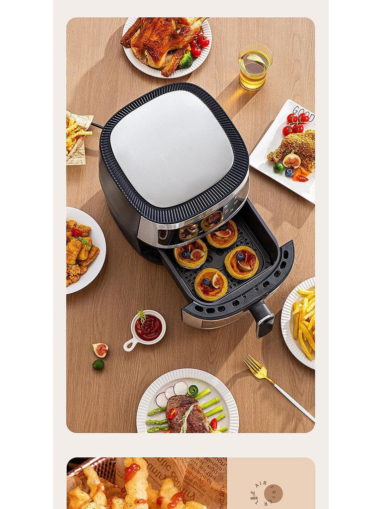 Stainless Steel Large Capacity Oil-Free Air Fryer: New Multifunctional Electric Model