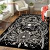 Satan Demon Skulls Ouija Board Bereich Teppich, Ouija Bodenmatte, Halloween Teppich Home Decor Badezimmer Teppich Teppiche für Schlafzimmer Wohnzimmer