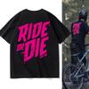 2026 Nuovi Abbigliamento da Ciclismo Bike Ride or Die Cotone Estivo Morbido MUCOFF T-shirt a Maniche Corte per Uomo Oversize Unisex Harajuku alta qualità