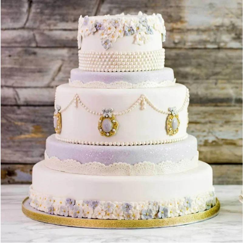 New PLong Pearls Shape Cake Decorating Mold Silicone Mold Fondant Cake Tools Kitchen Accessories Bakeware Cooking Tool Bakeware