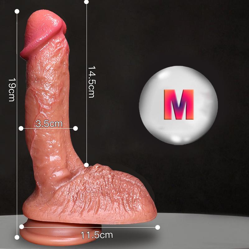 Hammer Doppelte Flüssigkeit Silikon Künstliche Penis Make-Up Weibliche Masturbator Dicke Lange Urlaub Penis Erwachsene Sexuelle Lieferungen