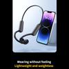 Open Ear Sport Bone Conductions Headphones IPX4 Waterproof For Cycling Running Skiing 8H Playtimes Stable