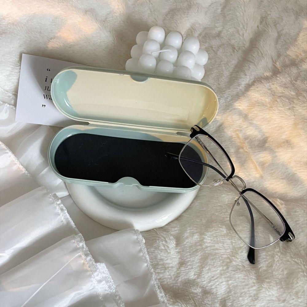 Solid Color Plastic Sunglasses Box Waterproof Eyeglasses Holder Fashion Glasses Case  Outdoor