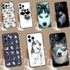 Animal Dog Husky Case For iPhone 17 Pro Max16 15 14 13 11 12 Pro Max Plus 12 13 Mini 16e 17 Air Back Cover