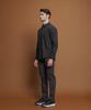 PANICALE Charcoal Regular Slim Fit Cotton Pants (Type B)