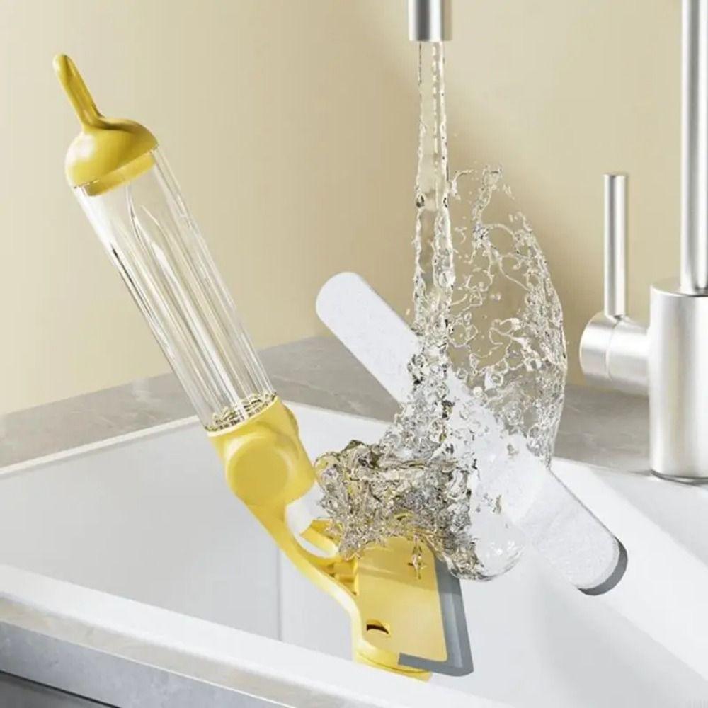 4 in 1 Window Cleaner Silicone Wiper Shower Squeegee Brush Bathroom Accessories