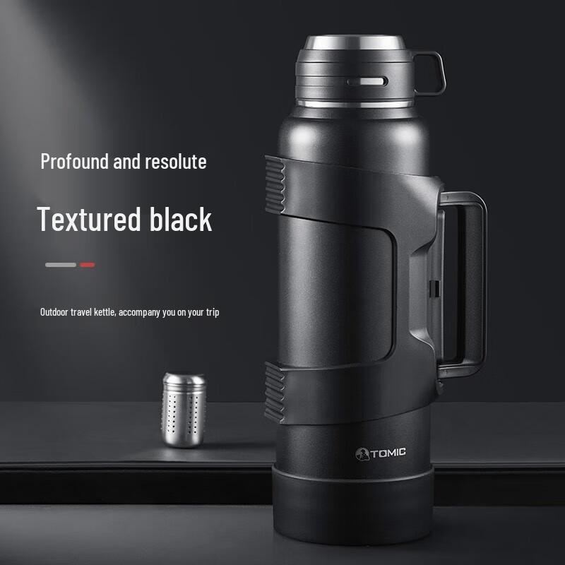 

Termecke Stainless Steel Large Capacity Outdoor Travel Thermos Bottle