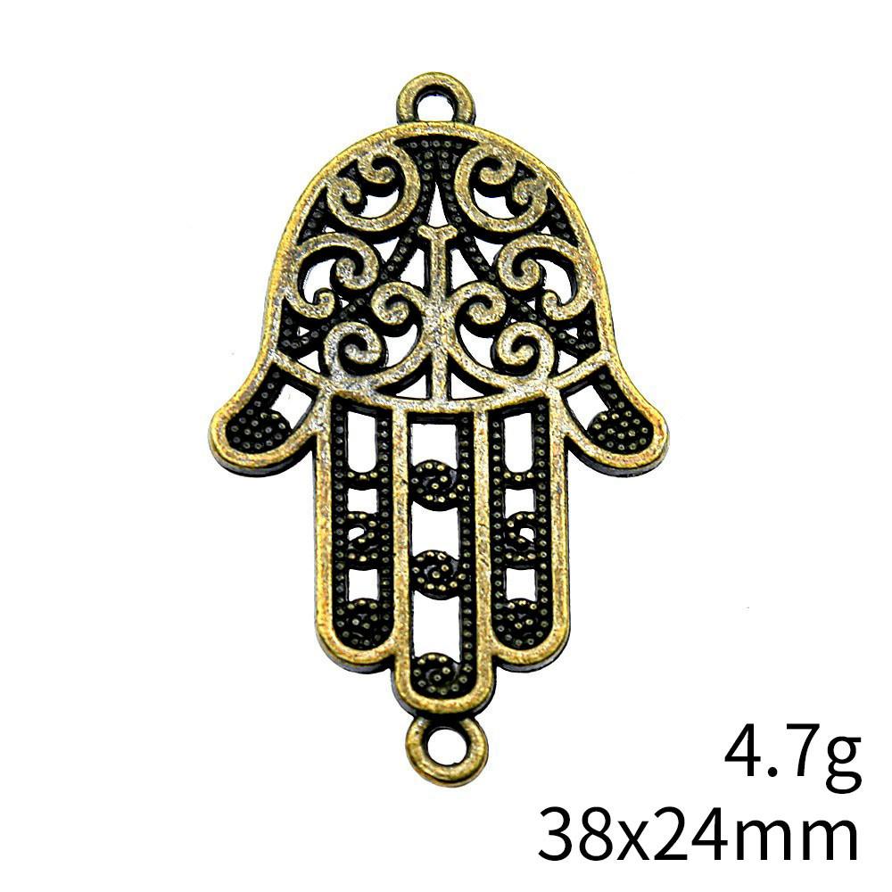 NewArrivals Charms For Necklace Hamsa Hand Talisman Amulet Charms Pendant Biz Phone Pendant