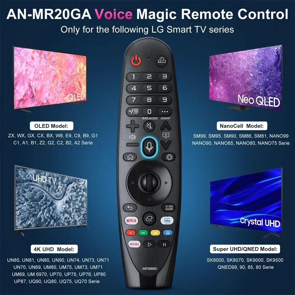MRSVI Magic Remote Control AKB75855501 for Smart TV Controller AN-MR18BA AN-MR19BA MR20GA AN-MR650A with Voice and Cursor