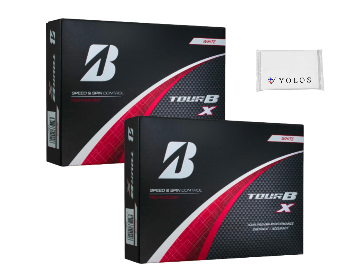 

Bridgestone TOUR B X Белый 2 дюжины Модель 2024 Гольф Оригинальный набор салфеток (24 мяча) Мячи, Дальность, Вращение,